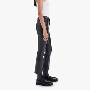 mother denim the insider vegan leather pants